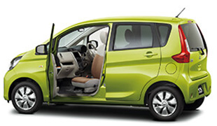 eK custom / eK wagon 助手席回転シート仕様車 画像